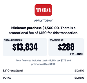 52" Toro Grandstand Mower w/ 22hp Kawasaki Engine 72505