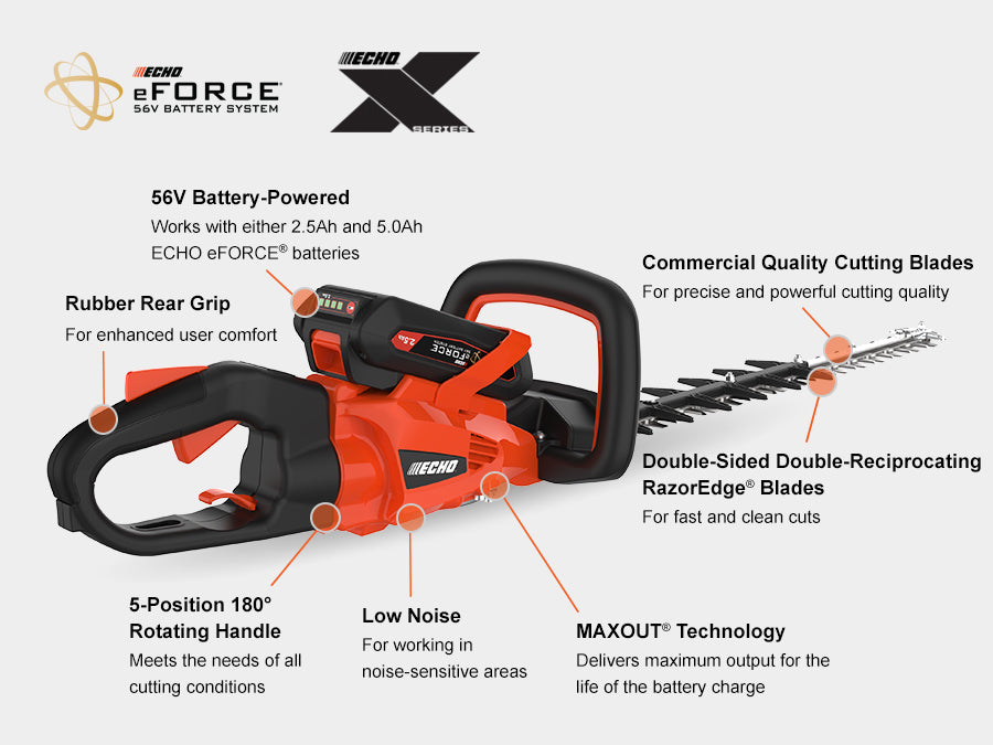 Echo DHC-2200 X-Series Battery Hedge Trimmer