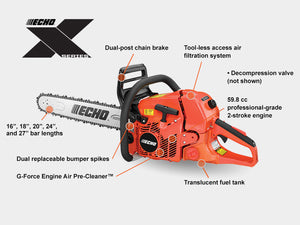 Echo CS-620P X-Series Rear Handle Chainsaw