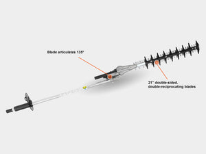 Echo PAS 21" Articulating Hedge Trimmer Attachment 99944200596