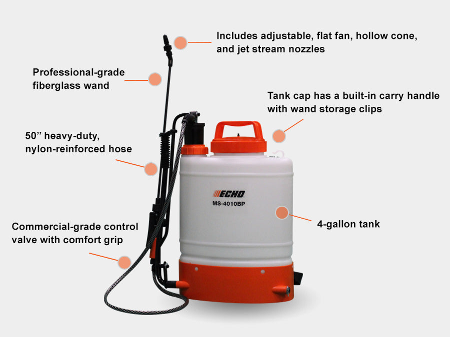 Echo MS-4010BP 4Gal Backpack Sprayer