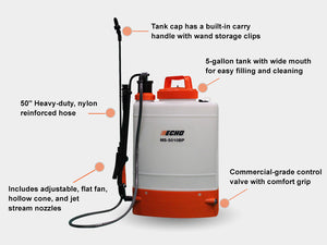 Echo MS-5010BP 5Gal Backpack Sprayer