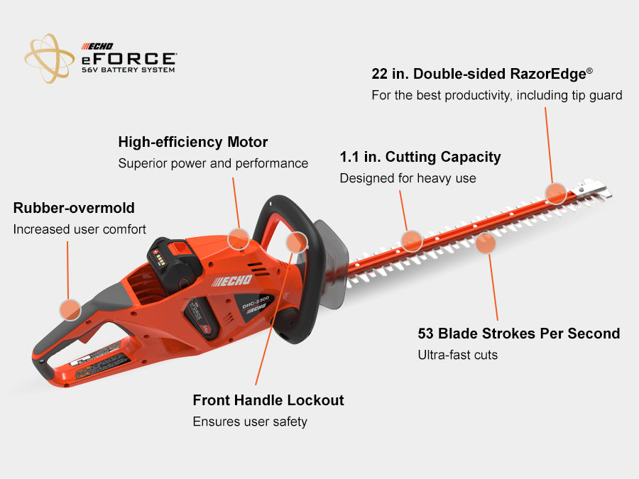 Echo DHC-2300 Battery Hedge Trimmer