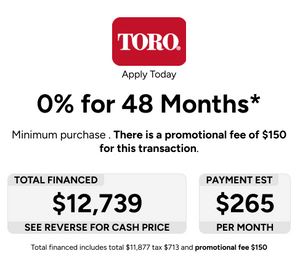 2025 Left Over - $1200 OFF!! 52" Toro Grandstand Mower w/ 22hp Kawasaki Engine 72505