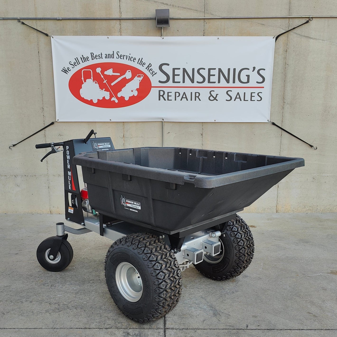 PowerMule Self-Propelled Dump Cart w/ Honda Engine