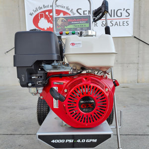 Wolverine 4000PSI 4.0GPM Pressure Washer w/ GX390 Honda Engine