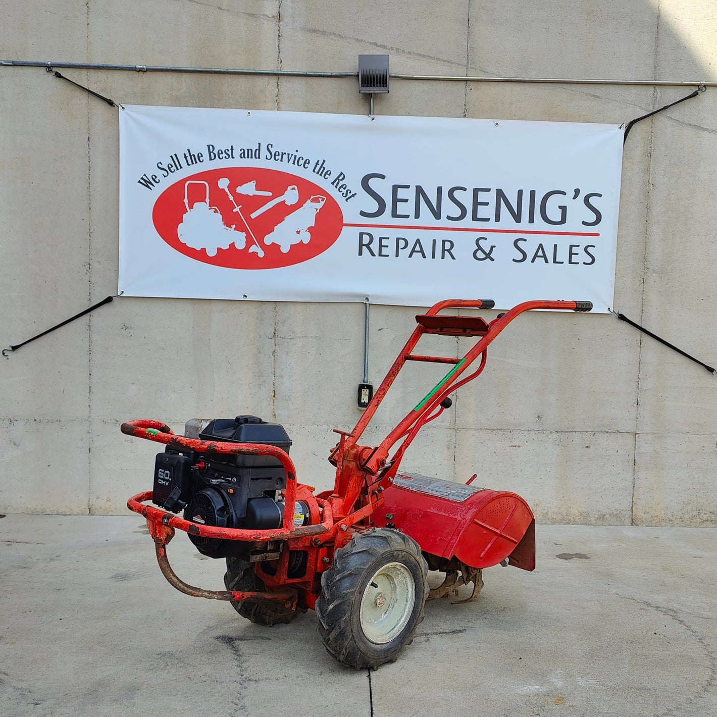 Rent a 20" Troybilt Horse Garden Tiller