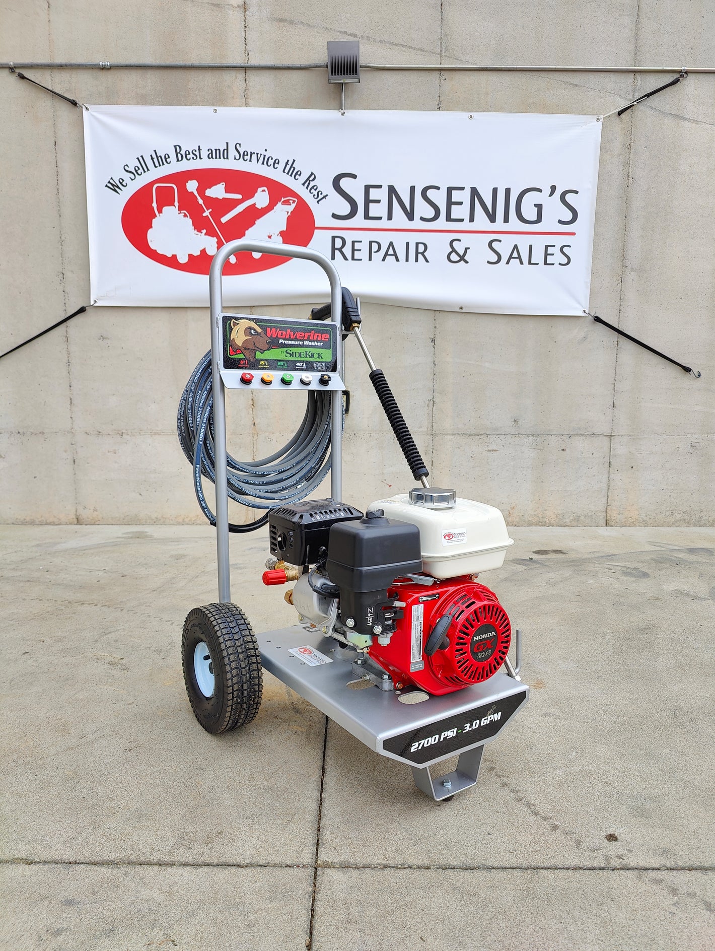 Rent a 2700PSI 3.0GPM Portable Pressure Washer