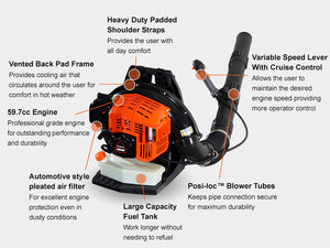 Echo PB-5810T Backpack Blower