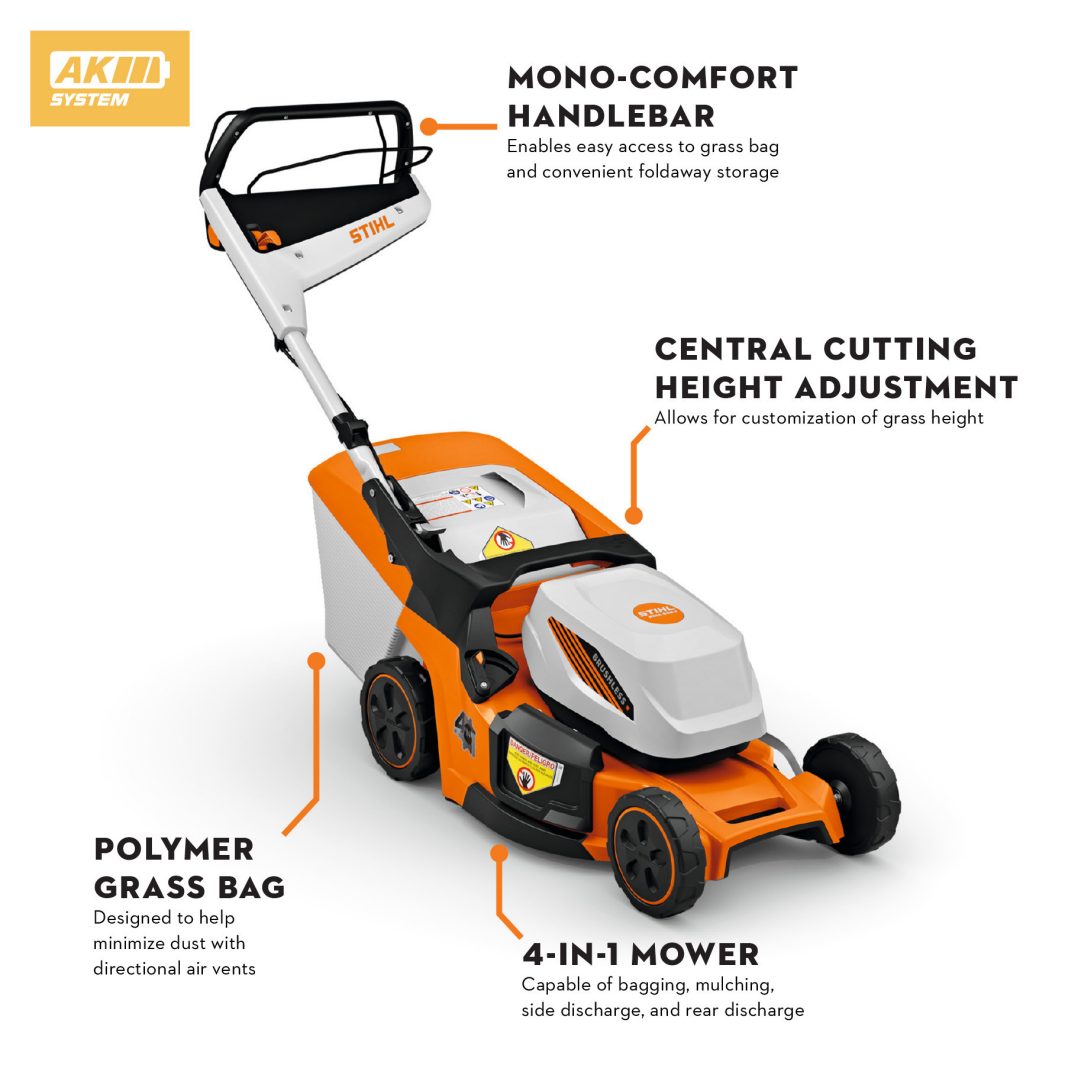 Stihl RMA 448 V Battery Powered Lawn Mower Set