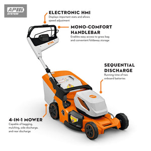 Stihl RMA 453 PV Battery Powered Lawn Mower Set