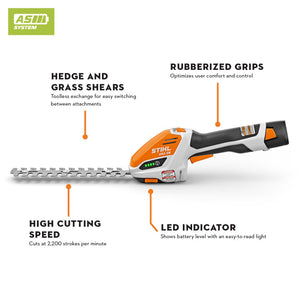 Stihl HSA 26 Battery Powered Hedge Trimmer Set
