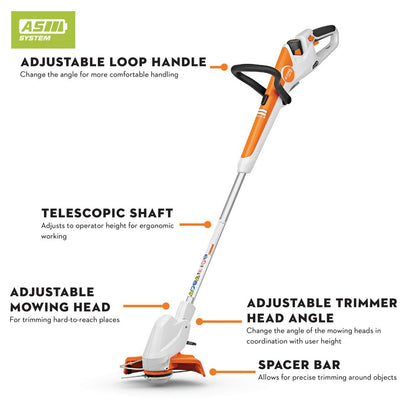 Stihl FSA 30 Battery Powered Grass Trimmer Set