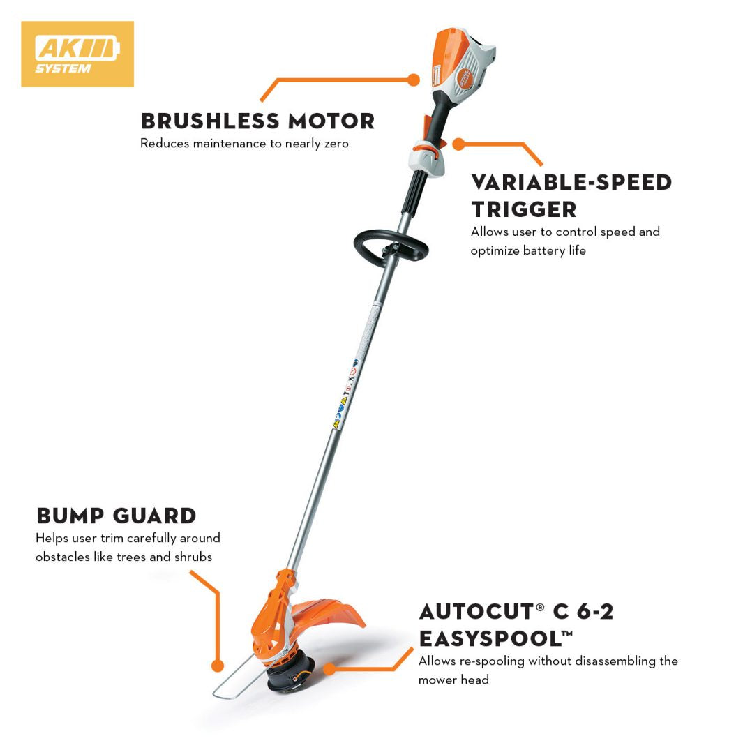 Stihl FSA 60 R Battery Powered Grass Trimmer Set
