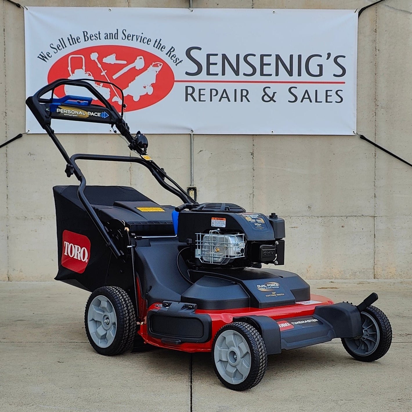 30" TimeMaster Mower Personal Pace RWD w/ Blade Clutch w/ 223cc Electric Start Briggs Engine 21220