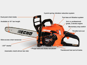 Echo CS-3510 Rear Handle Chainsaw